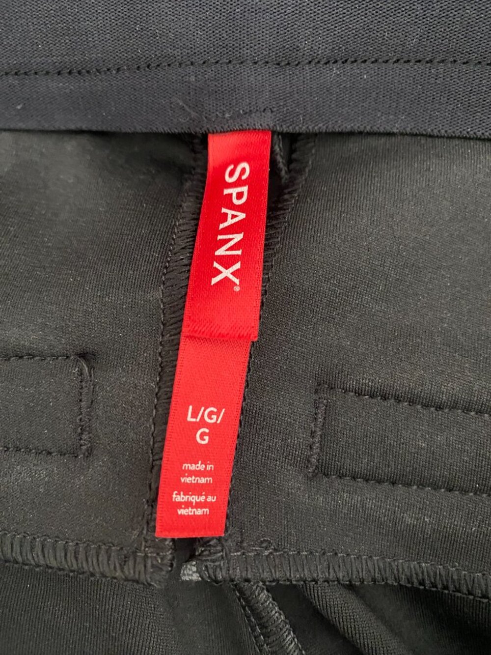 Spanx Leather-Like Pull-On Flare Pants Large - Picture 8 of 12
